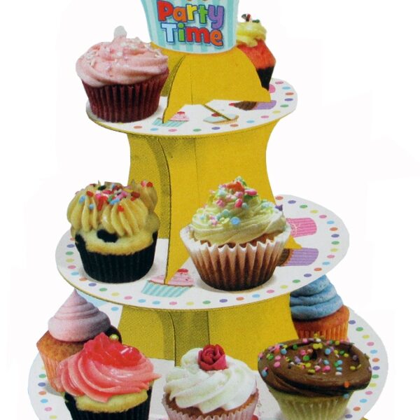 Cupcake Print Cupcake Stand For 16