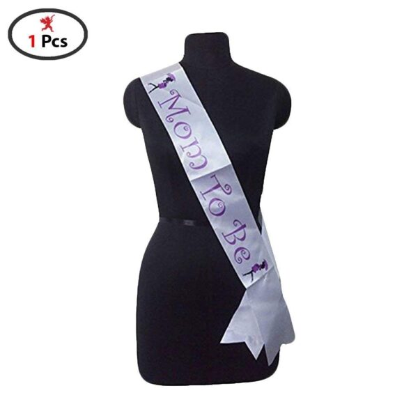 Baby Shower Set Of 33 Pieces Combo (Banner+Photo Booth Props+Mom To Be Sash) For Baby Shower Decoration