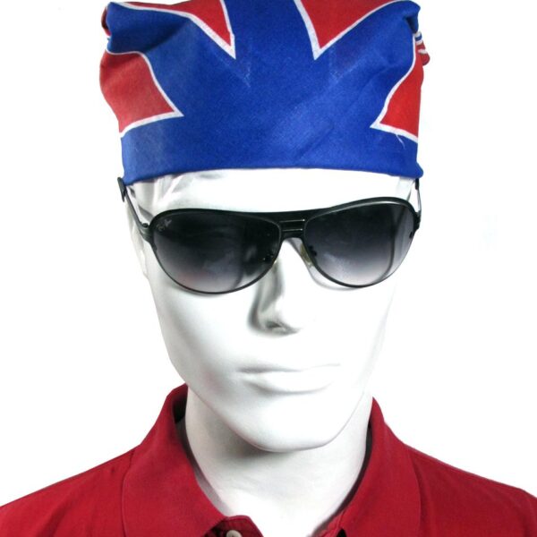 Red Bandana With England Print