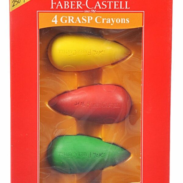 Faber Castell Bulb Shaped Grasp Crayons - Pack of 4