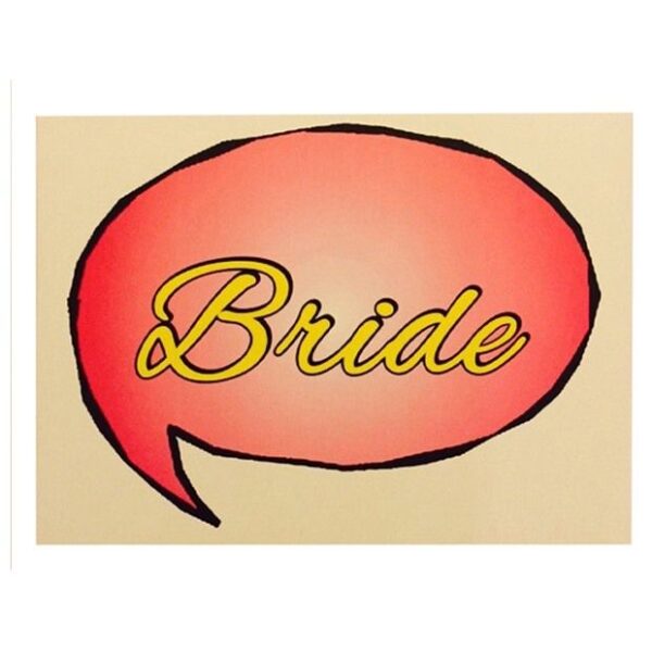 BRIDE PHOTO BOOTH BOARD