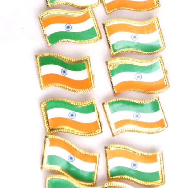 Tiranga Pin Badges ( Pack of 12)
