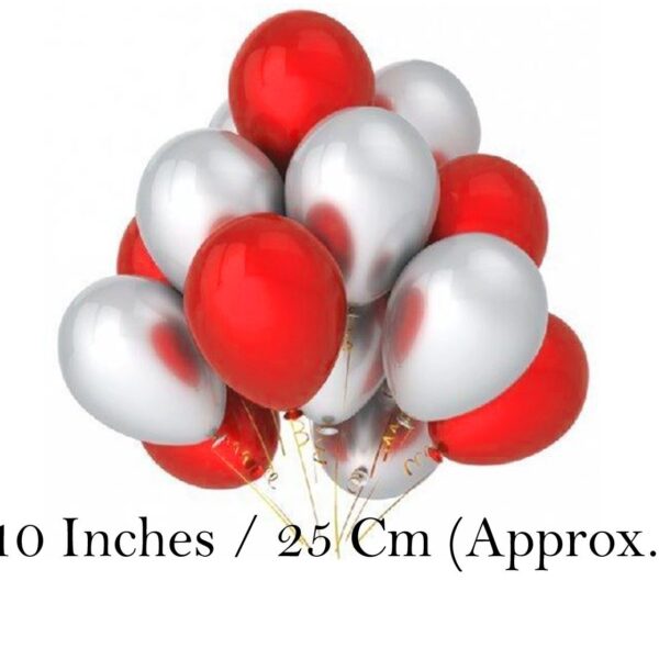 Valentine Balloons for Decoration (Multicolour) - Pack of 108