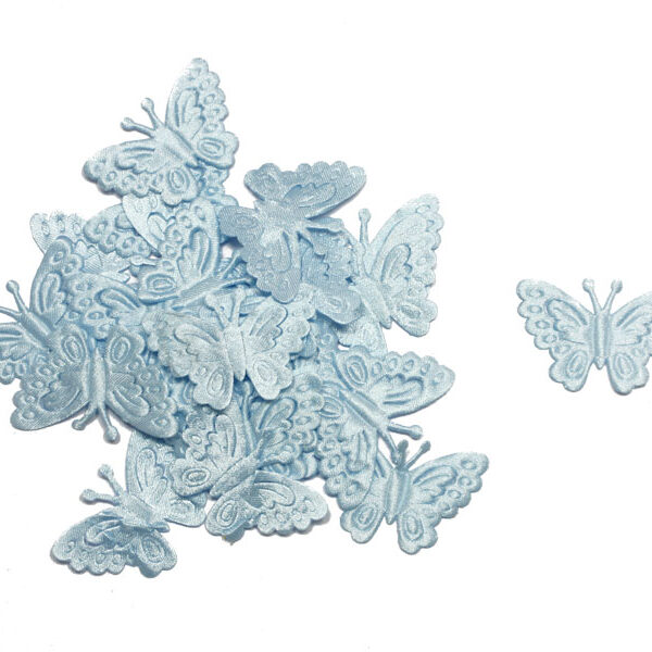 Little Butterfly Satin Favors (Blue) - 1" (Pack Of 25)