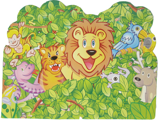Smiling Safari Invitation Cards (Pack Of 10)