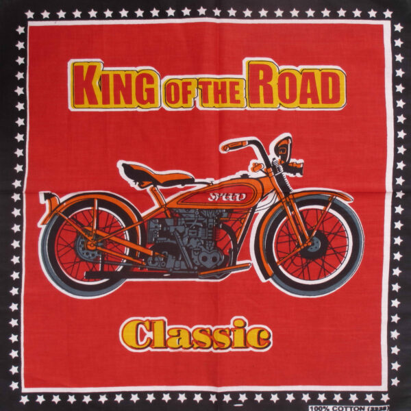 King Of Road Print Bandana
