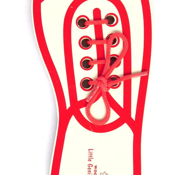 Wooden Shoe Lace Tying Board