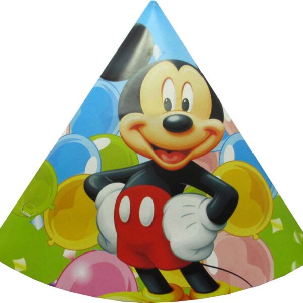 Mickey Mouse Party Hats Large - Pack of 10