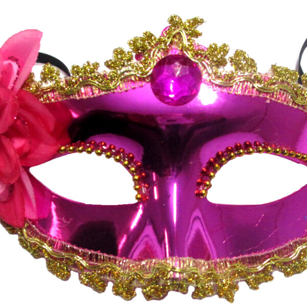 Venetian Crown Party Mask (Pink)
