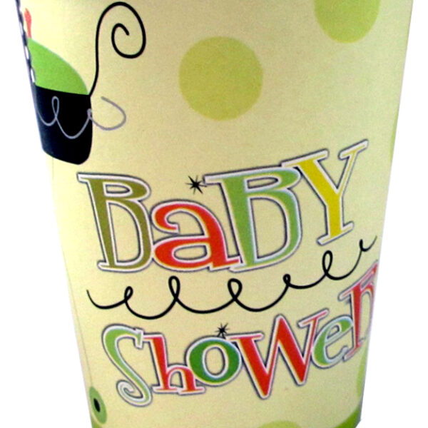Stroller Fun Baby Shower Paper Cups (Pack Of 10)