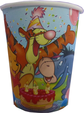 Winnie & Friends Paper Cups (Packs of 10)
