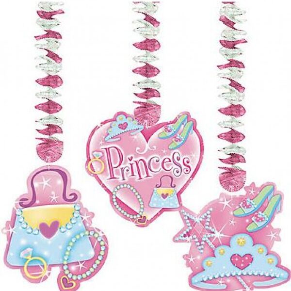 Princess Diva Dangling Cutouts (Pack Of 3)