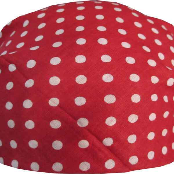 Red Bandana With White Dots