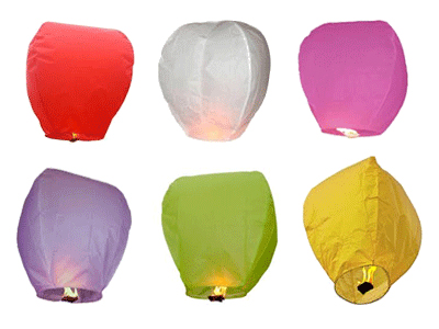 Sky Lanterns (Set Of 50)