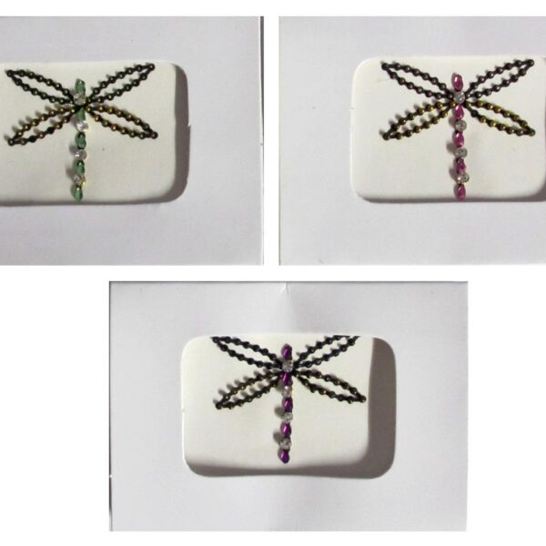 Crystal Body Tattoos Stylish Butterfly Design - Set Of 3