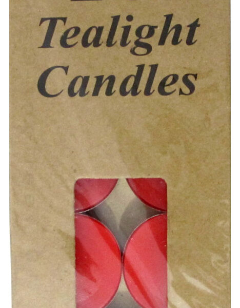 Tea Light Candles - Red (Pack of 10)