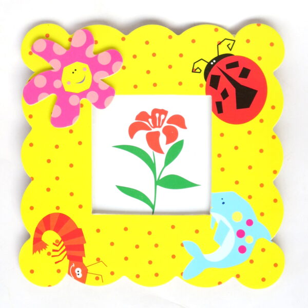 Flowers & Bugs Kids Photo Frame
